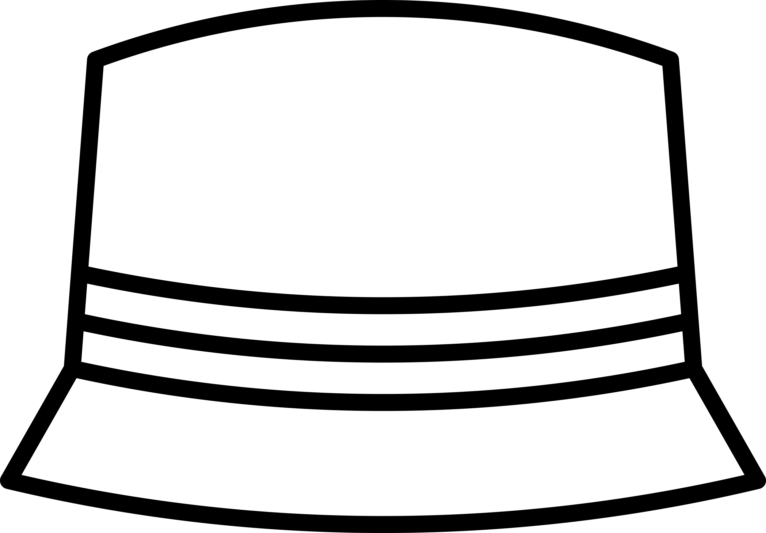 Big Hat Outline Svg Vector Free Vectors